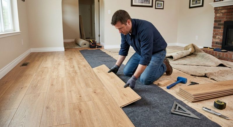 Laminate Floor Remodeling in Pleasanton, CA