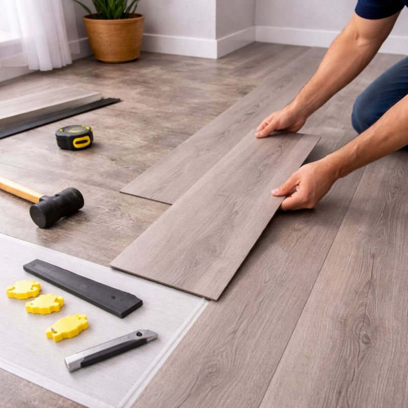 Luxury Vinyl Tile Installation in San Leandro, CA