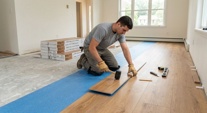 Luxury Vinyl Tile Installation in San Lorenzo, CA