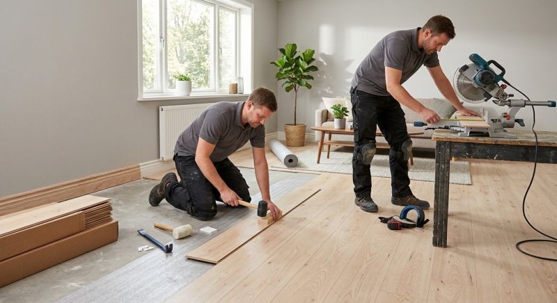 Plank Laminate Installation in Pleasanton, CA