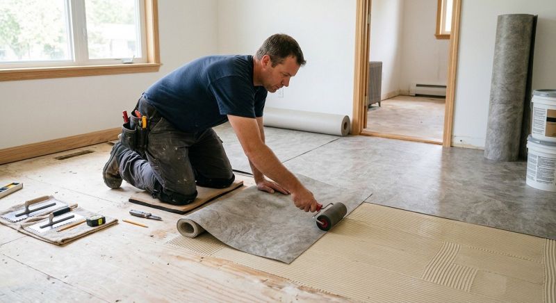 Sheet Flooring Installation in Brentwood, CA