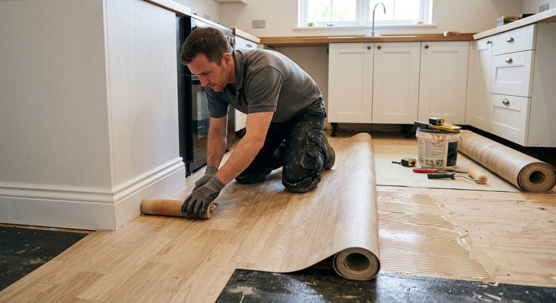 Sheet Linoleum Installation in Alameda County, CA