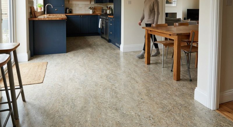 Sheet Linoleum Installation in San Carlos, CA