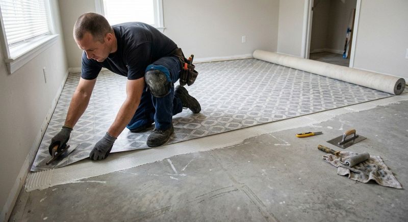 Sheet Linoleum Installation in Walnut Creek, CA