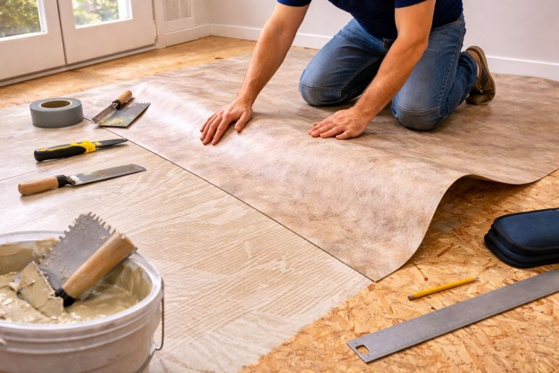 Sheet Vinyl Installation in Clayton, CA