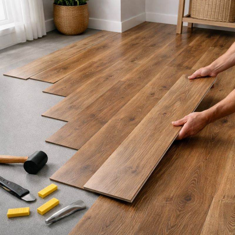 Vinyl Plank Floor Installation in Pleasanton, CA