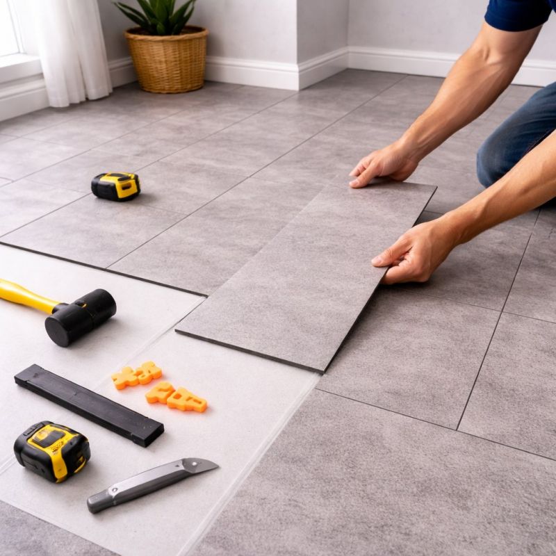 Vinyl Tile Replacement in Pleasanton, CA