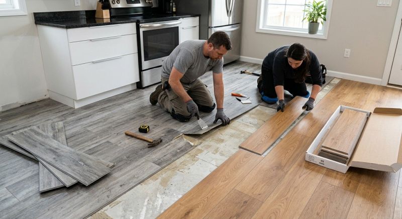 Vinyl Tile Replacement in Pleasanton, CA